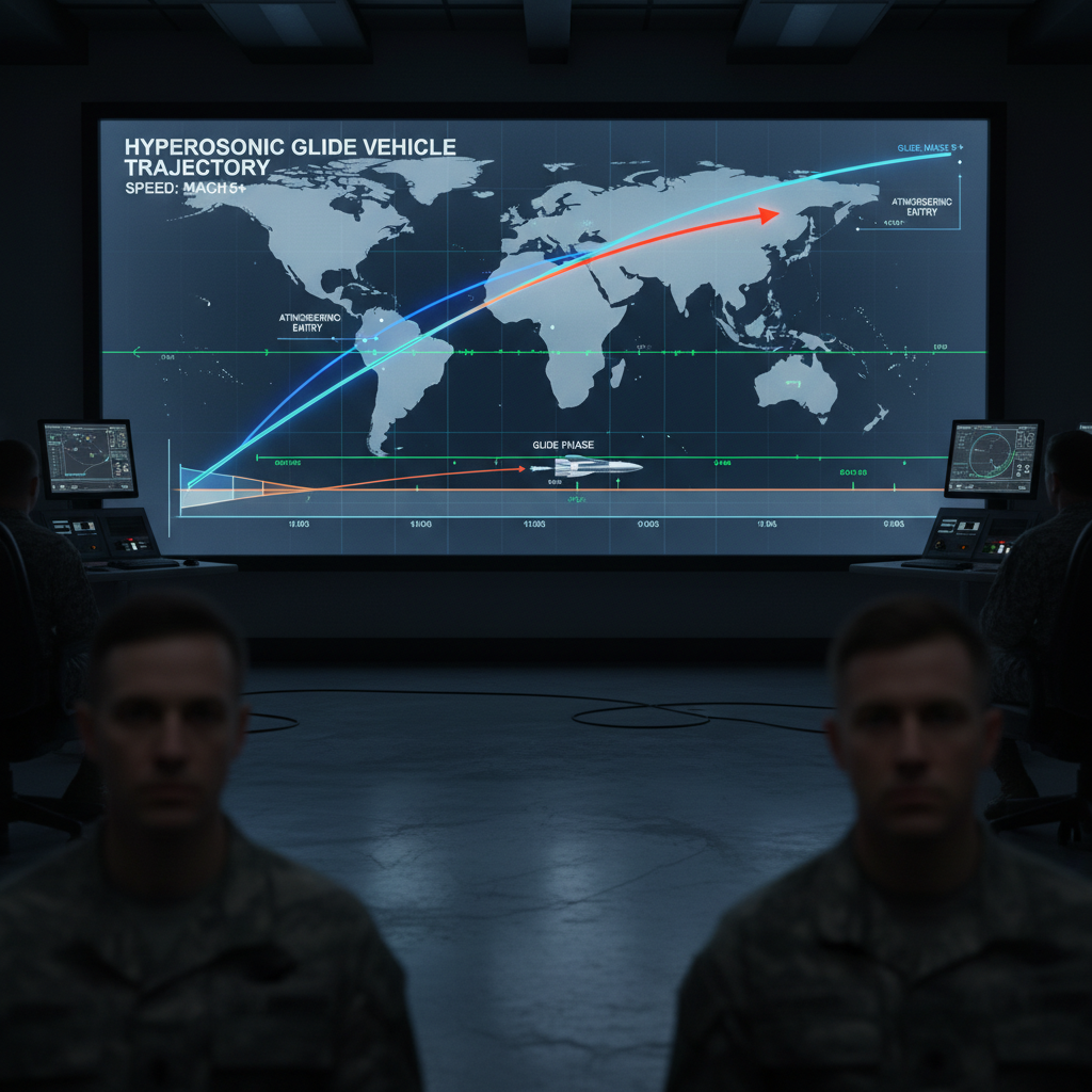 hypersonic glide vehicle trajectory diagram military