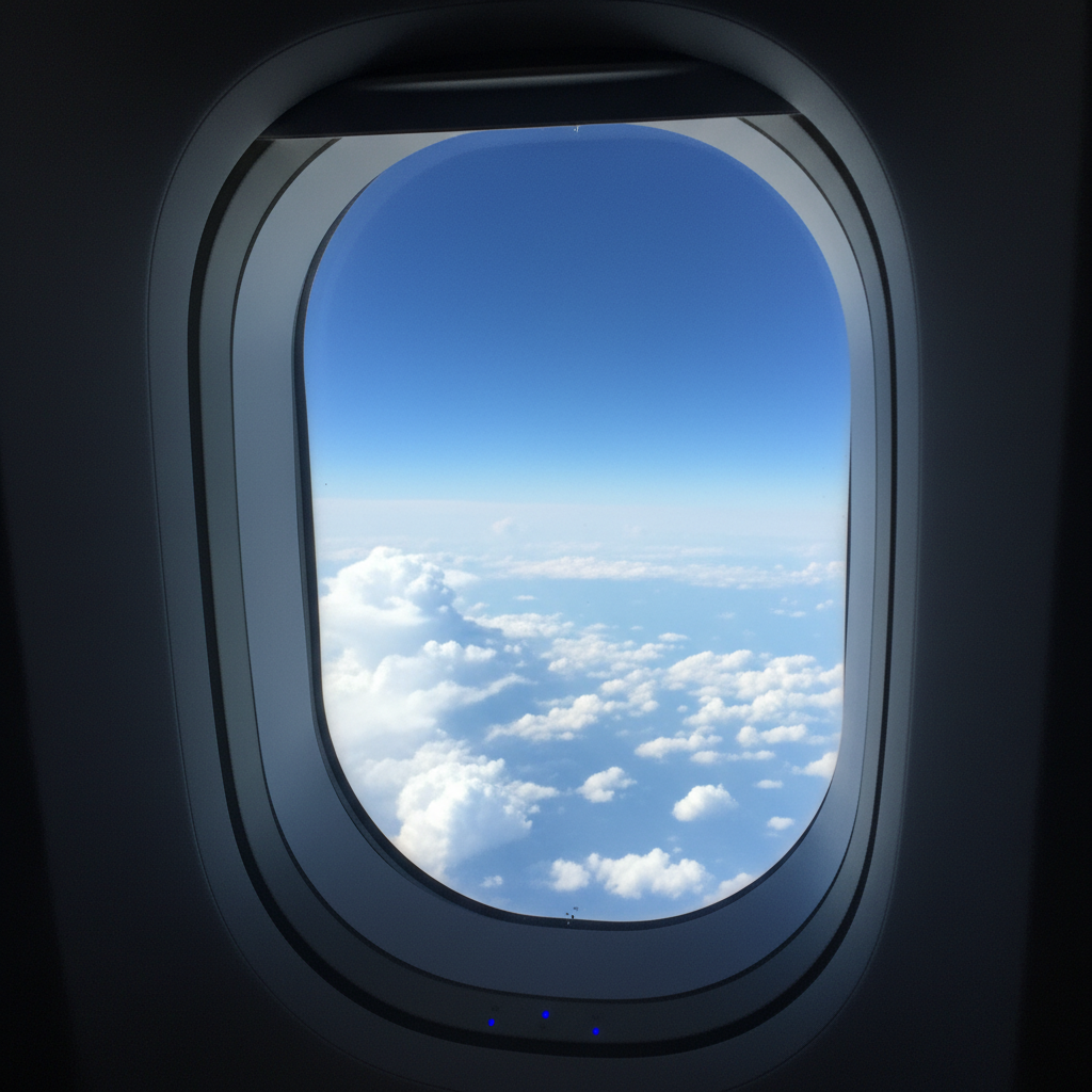 Boeing 787 Dreamliner electrochromic window large