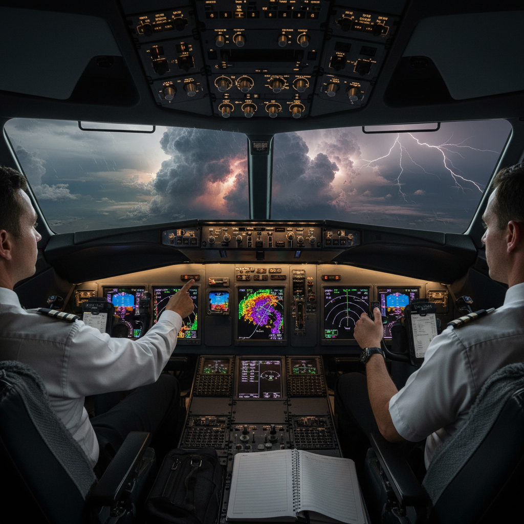 thunderstorm convective weather system pilot aircraft