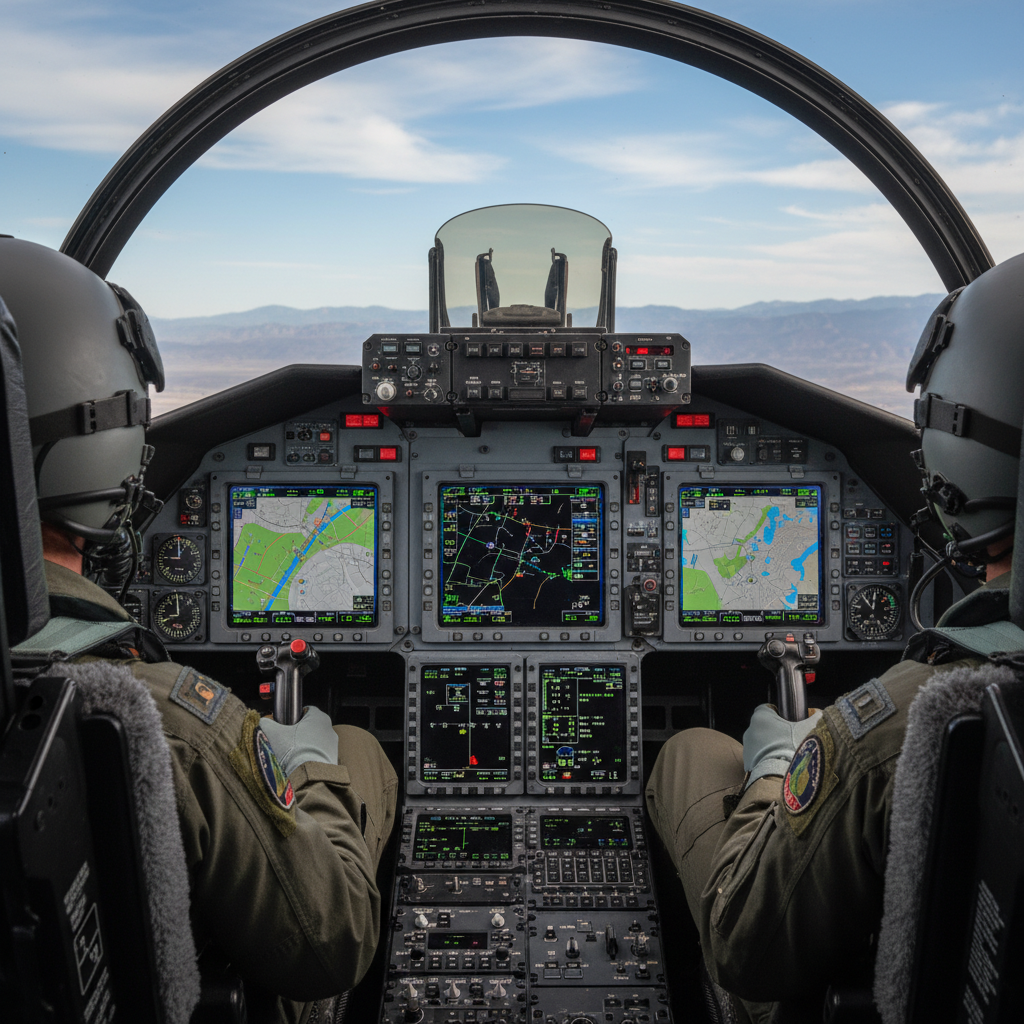 F-15E Strike Eagle cockpit WSO backseat