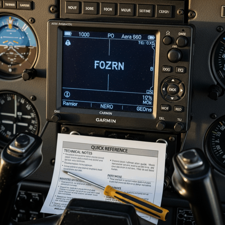Garmin aera 660 GPS Problems Pilots Fix Fast